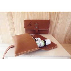 Trousse de Rangement en Cuir