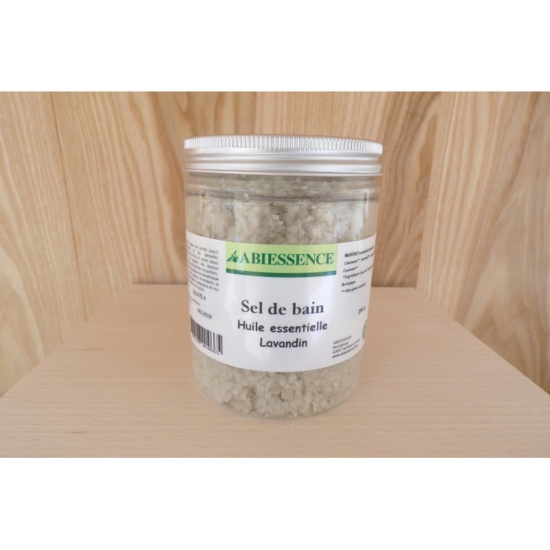 Sel de Bain à l'Huile Essentielle de Lavandin Super Sel de Bain à l'Huile Essentielle de Lavandin Super