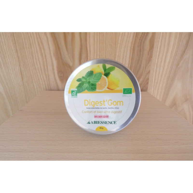 Digest'Gom aux huiles essentielles biologiques Digest'Gom aux huiles essentielles biologiques