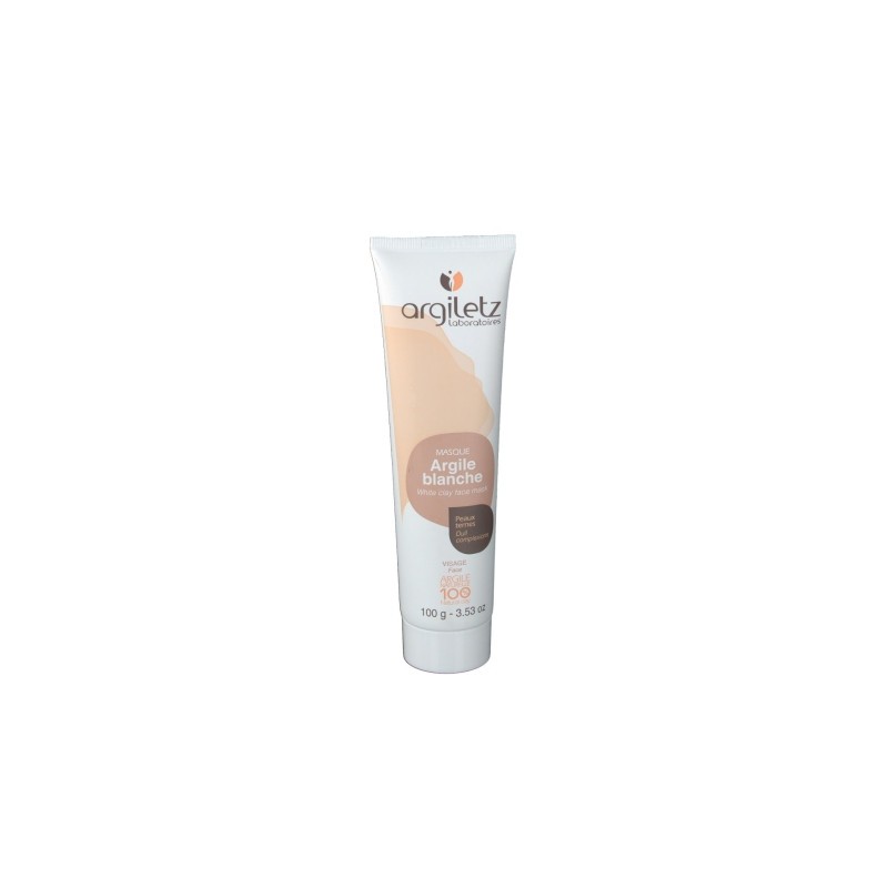 Tube d'argile blanche 100gr Tube d'argile blanche 100gr