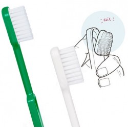 Brosse à dents rechargeable - Blanc - Souple