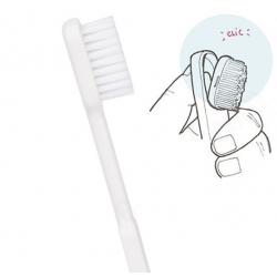 Brosse à dents rechargeable - Blanc - Souple