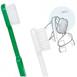 Brosse à dents rechargeable - Vert - Souple