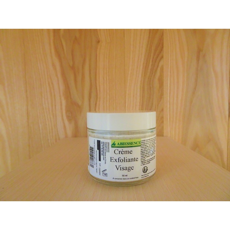 Crème exfoliante visage